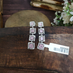 Emma Pink Ad Earrings