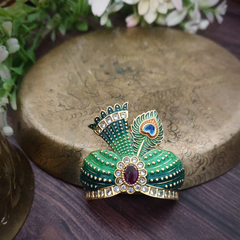 Giridhar Polki Mukut green