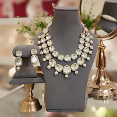 Akshara Polki Necklace Set