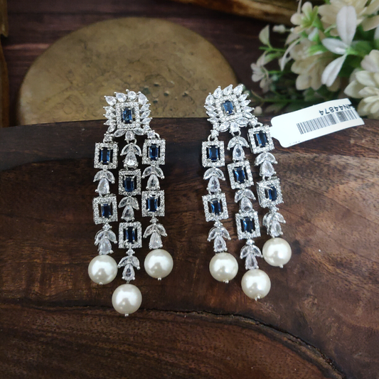 Aurora Blue Ad Earrings