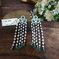 Luna Mint Green AD earrings