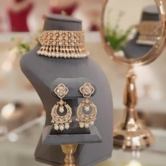 Gunjan Polki Choker Set