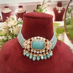 Avantika Sea Green Set
