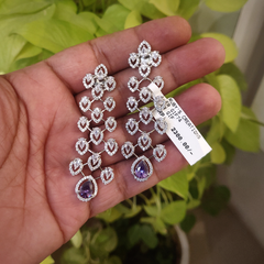 Ella Purple AD Earrings