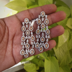 Amelia Champagne AD earrings