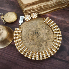 Ganga Polki Neckline Set