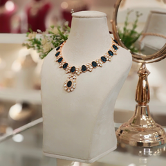 Eeshavi Polki Blue Set