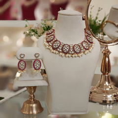 Aradhya Polki Necklace Set