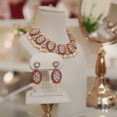 Aradhya Polki Necklace Set