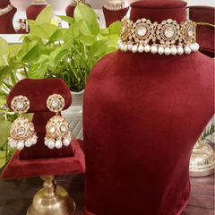 Isha Polki Choker Set