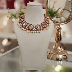 Aradhya Polki Necklace Set