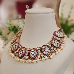 Aradhya Polki Necklace Set