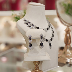 Carol Purple Necklace set