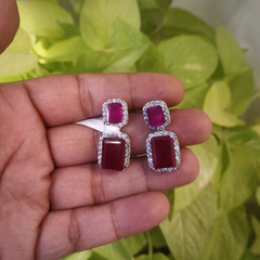 Olivia Hot pink Earrings