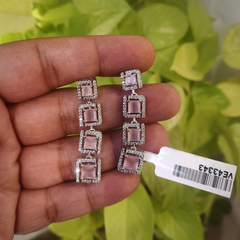 Emma Pink Ad Earrings