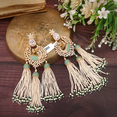 Mayoor Mint Green Earrings