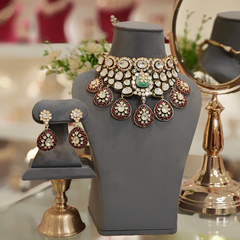 Aprajitha Kundan Necklace Set