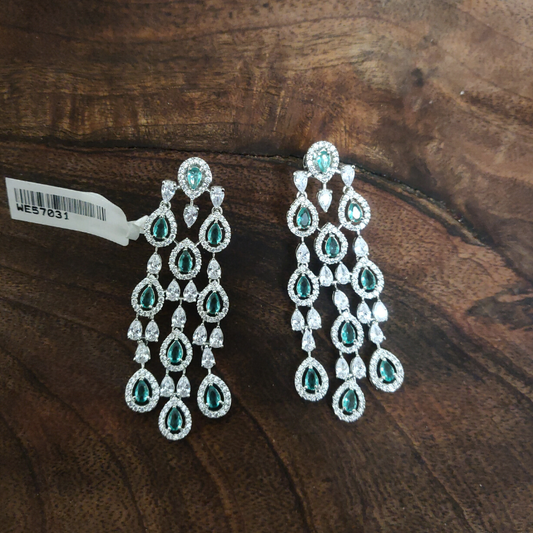 Amelia Mint Green AD earrings