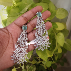 Evelyn Mint Green Earrings