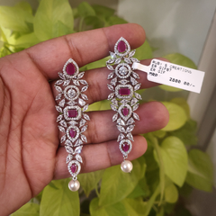 Ruh Pink AD Earrings