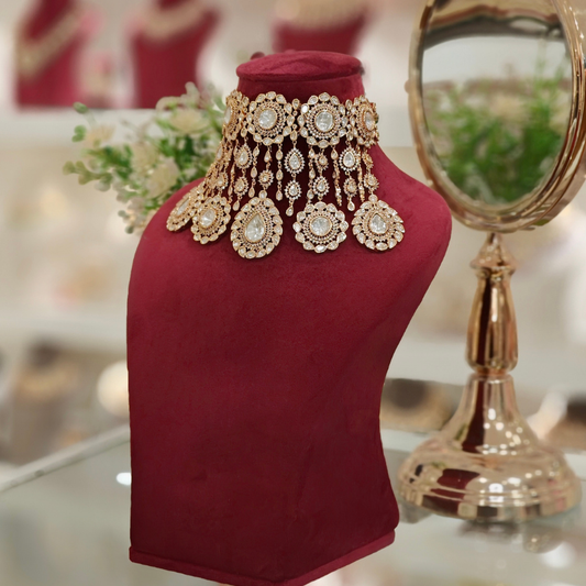 Roshi Polki Choker Set