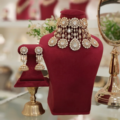 Roshi Polki Choker Set