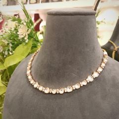 Zaibaa Polki Single Line Set