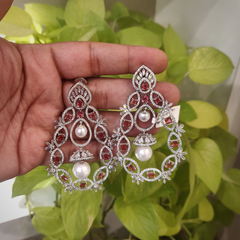 Hannah Wine Earrings