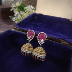 Adiva Antique jhumka