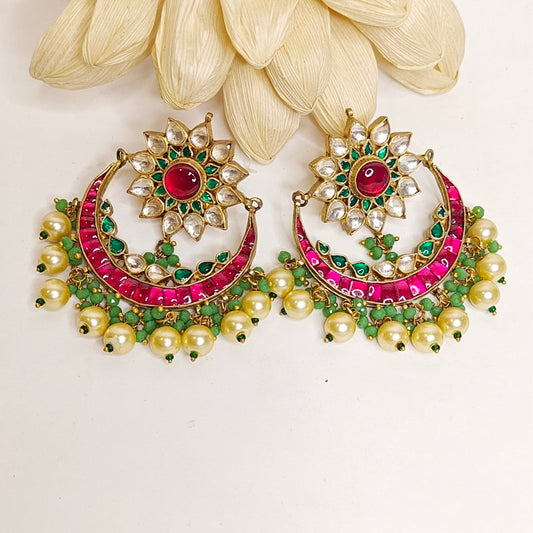 Amina Paachi kundan Chandbali