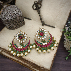 Amina Paachi kundan Chandbali