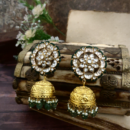 Anika Pacchi Kundan Jhumka