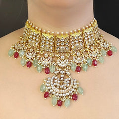 Chanderlekha Paachi Kundan Set