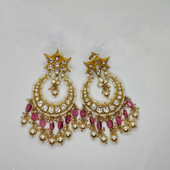 Aditri Moissanite chaandbali Earrings