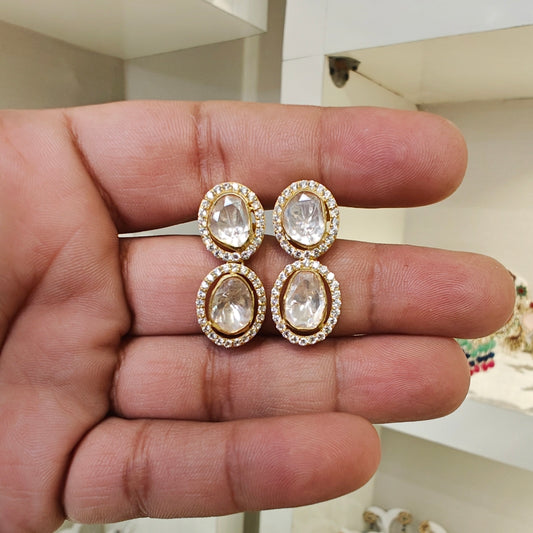 Ahila Moissanite Earrings
