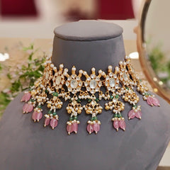 Aadhyaa Paachi Kundan Set