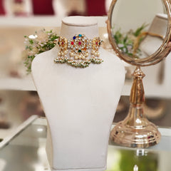 Chandini Paachi Kundan Set