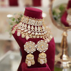 Banmala bridal kundan set (Multicolour)