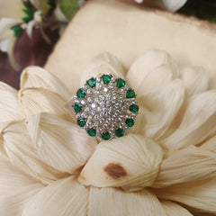 Rasika Green AD Ring
