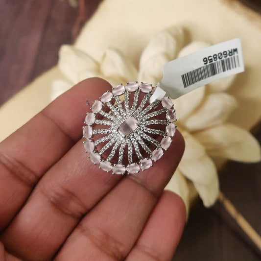 Rishma Pink AD Ring
