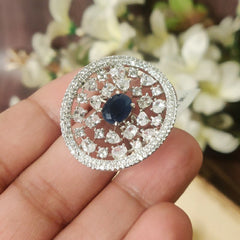Ridhi Blue AD Ring
