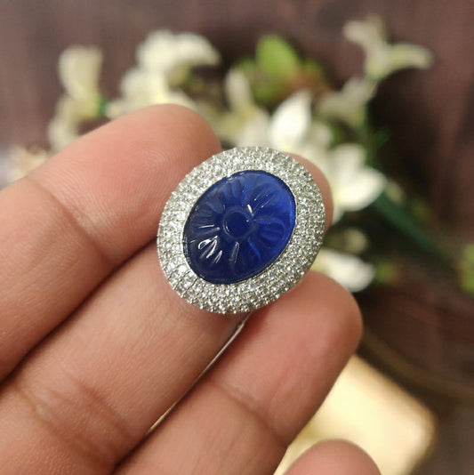Anusha Blue Ring