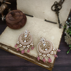 Jenny polki chaandbali Pink