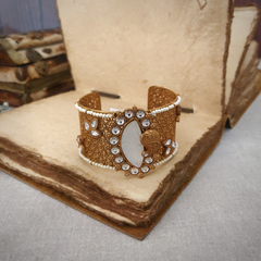 MOP bracelet in Antique polish