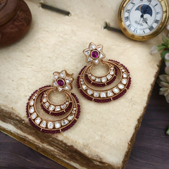 Mahira Polki Chaandbali