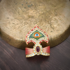 Gopal Pink Polki Mukut