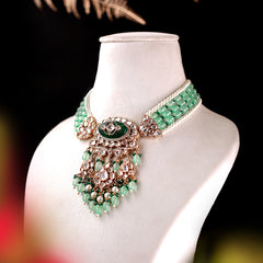 Aaryash Polki mid length Set