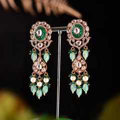 Aaryash Polki mid length Set