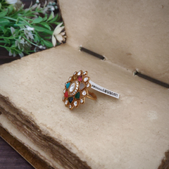 Nargis Navratan Polki Ring