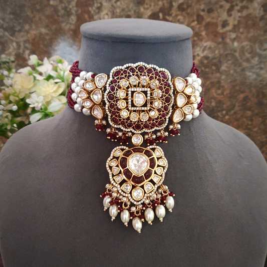 Reeti Polki Choker Set